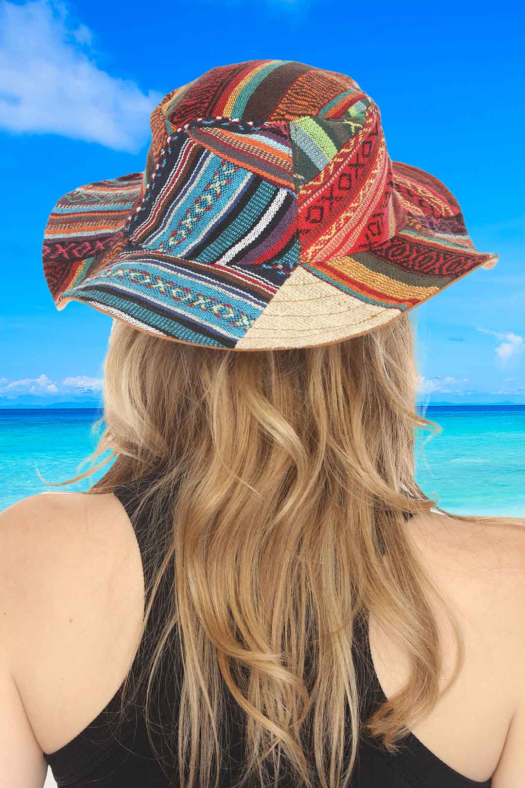 Boonie Patchwork Hemp Hat