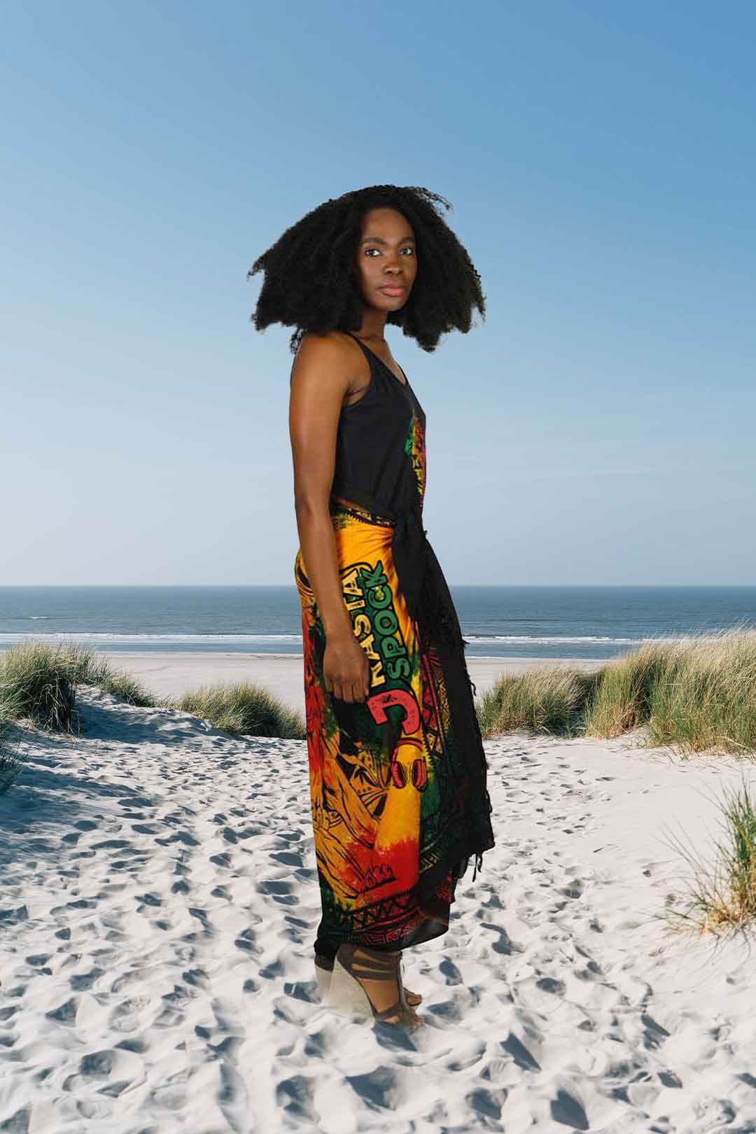 Tie-Dye Lion of Judah Rasta Sarong